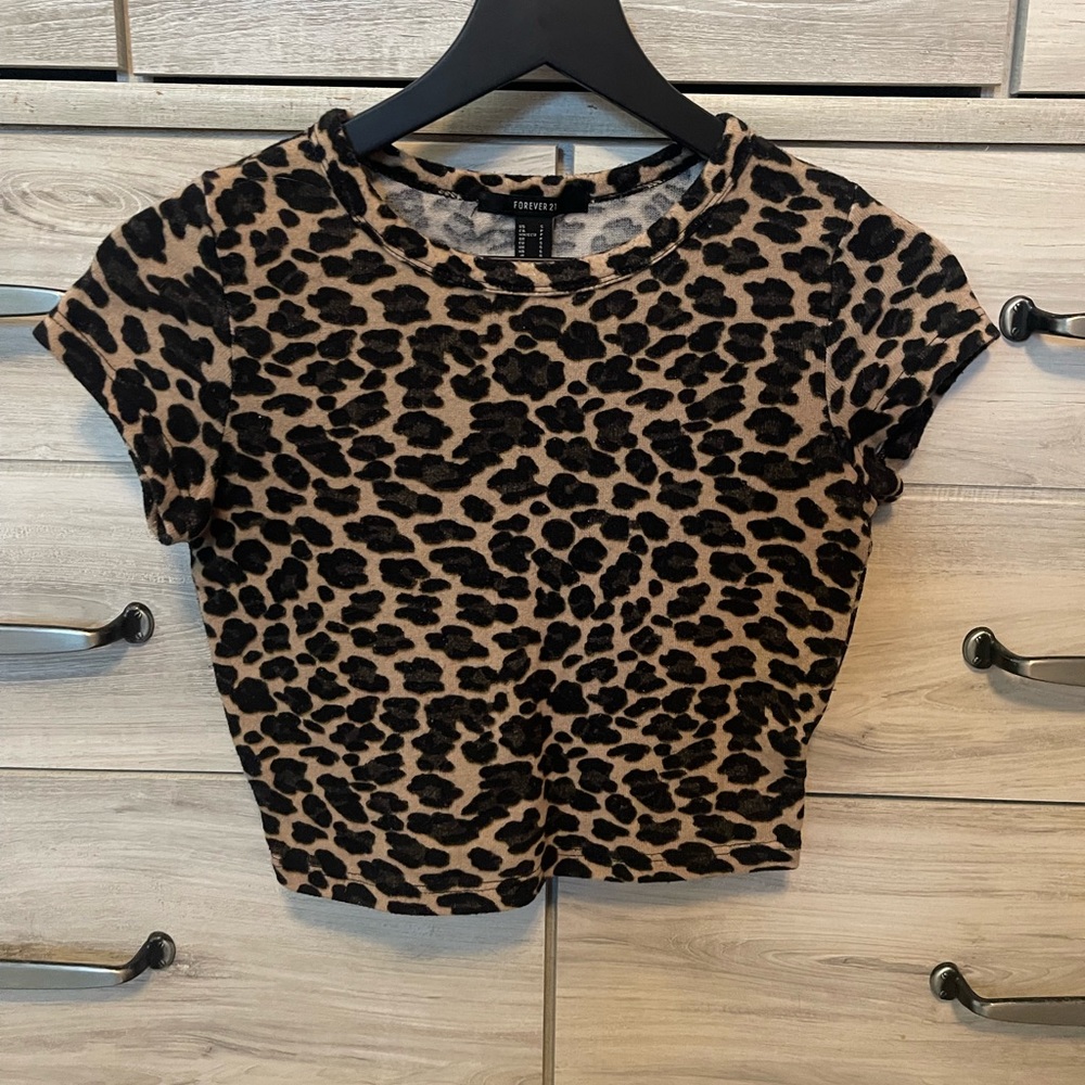 Cheetah print top